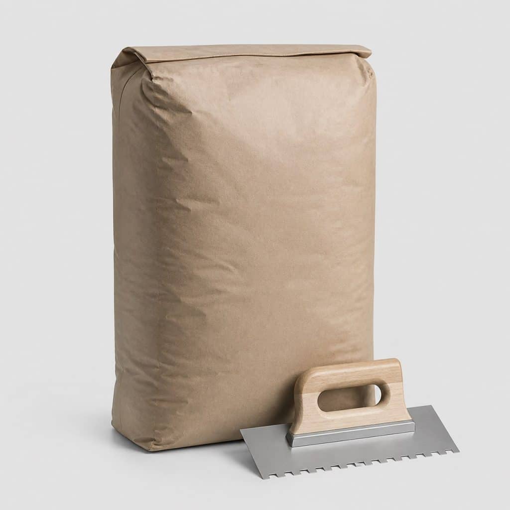 Sac de mortier-colle à carrelage sol haute performance C2S1 de 25 kg