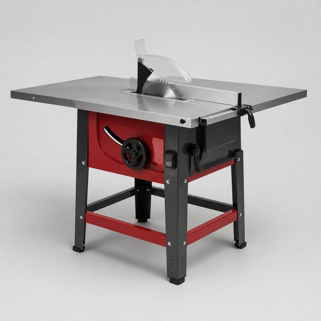 Scie à table standard rouge et graphite avec lame Ø 250 mm