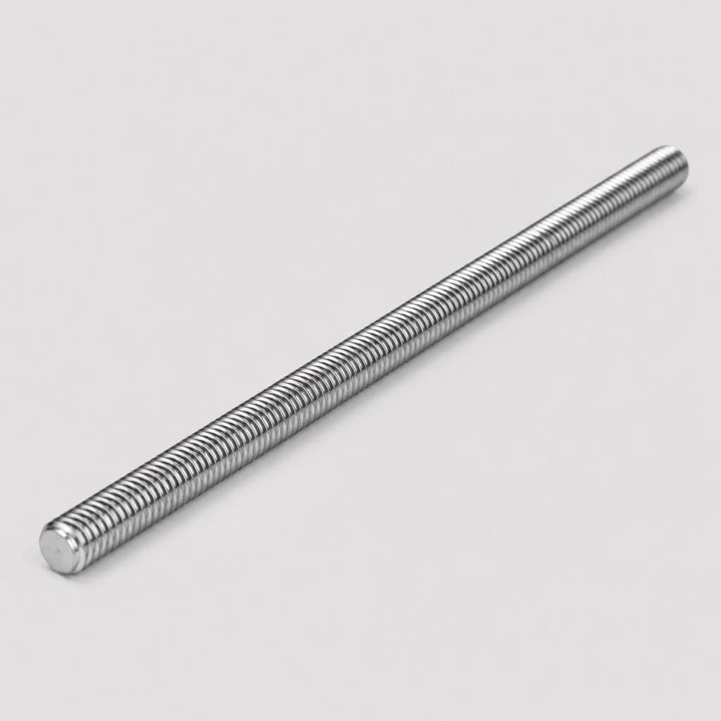 Tige filetée Ø 10 mm en acier zingué blanc d'1 m
